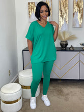 Lounge Around 3 Piece Hoodie Set(Green)