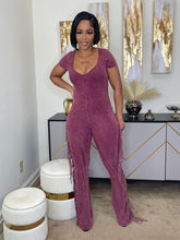 Fringing For You Jumpsuit(Burgundy)