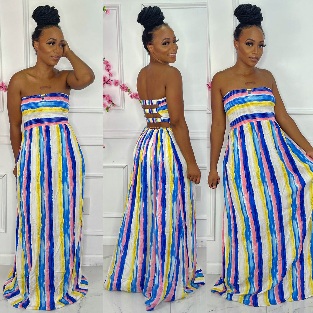 Dripping In Paint Maxi Dress