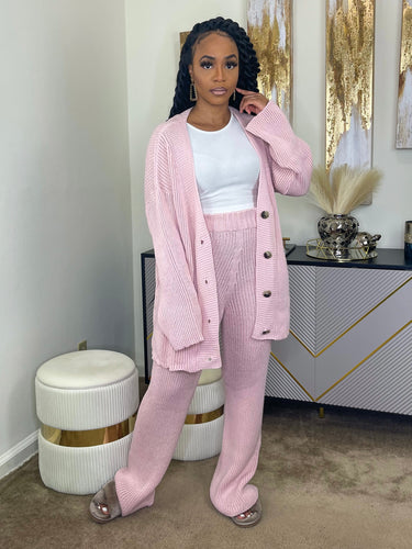 Living Cozy Pants Set(Pink)