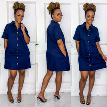 Button Basics Shift Dress