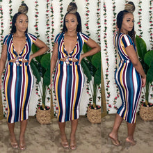 Spring Fling Stripe Skirt Set