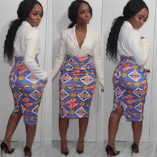 High Demensions Igbo Midi Skirt