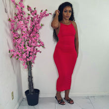 Summer Body Criss Cross Maxi Red