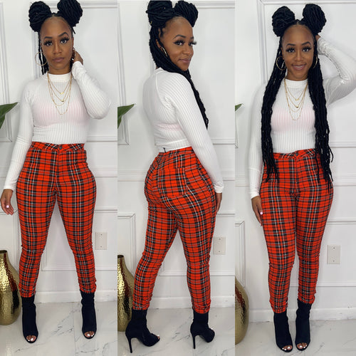 Plaid Me Please Pants