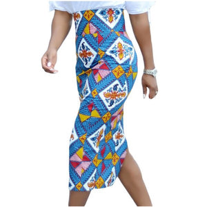 High Demensions Igbo Midi Skirt