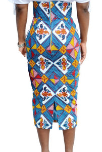 High Demensions Igbo Midi Skirt