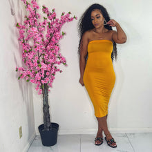 Just For You Tube Dress Camel