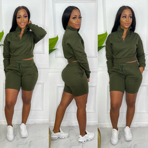 It’s Giving Comfy Shorts Set