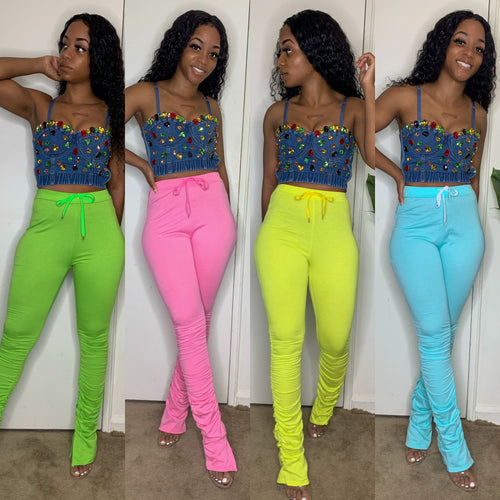 Stacked And Pretty Sweatpants