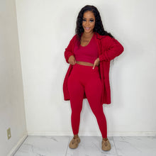 Maxed and Relaxed 3 Piece Set (Burgundy)