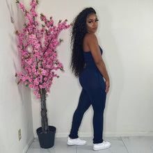 Focus On Me Rushed Pants Set (Navy)
