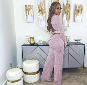 Miss Cupid Ribbed Pants Set